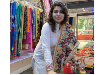 Empowering Threads: Dr. Snigdha’s Blue Wardrobe