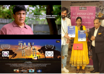 Daal Roti Film receiving IFFA Award
