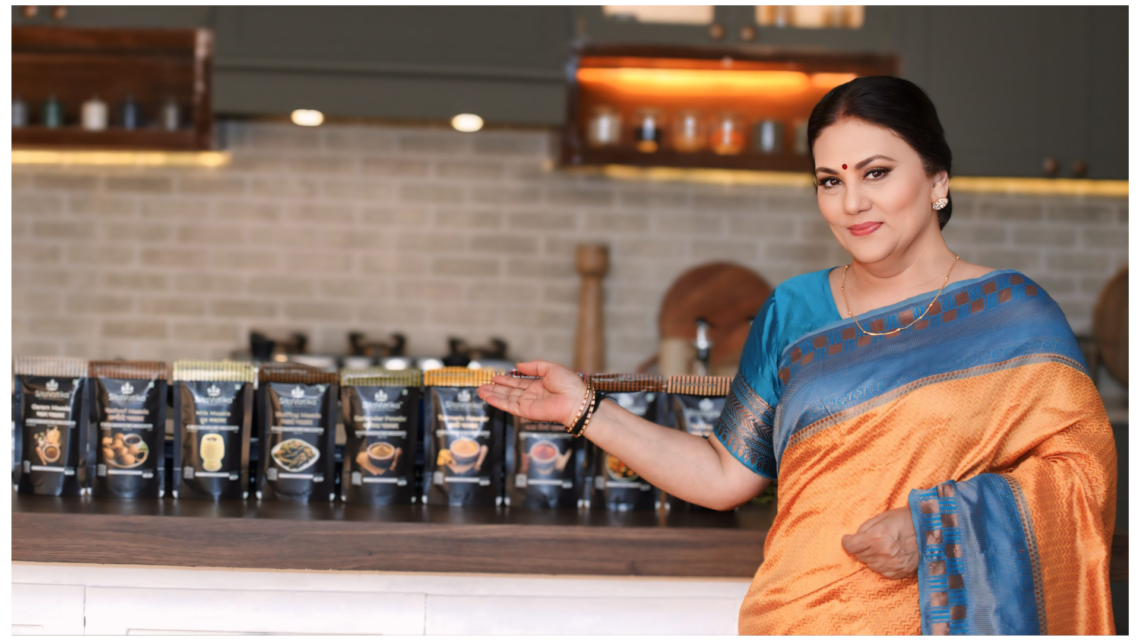 Deepika Chikhalia promoting Sitavatika Masala