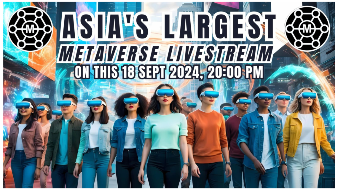 Asia's largest metaverse live stream