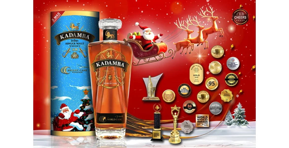 Kadamba Single-malt Christmas whisky