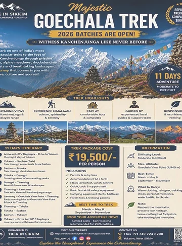 Goechala Trek 2026